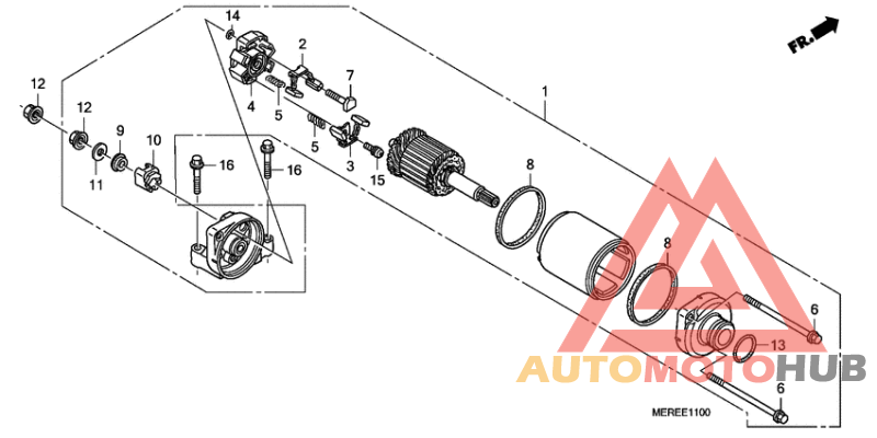 Стартерный мотор