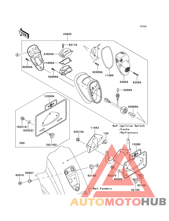 Taillight unit ass`y