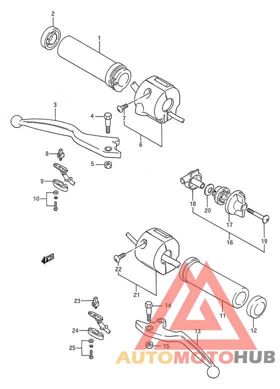 Рулевой переключатель