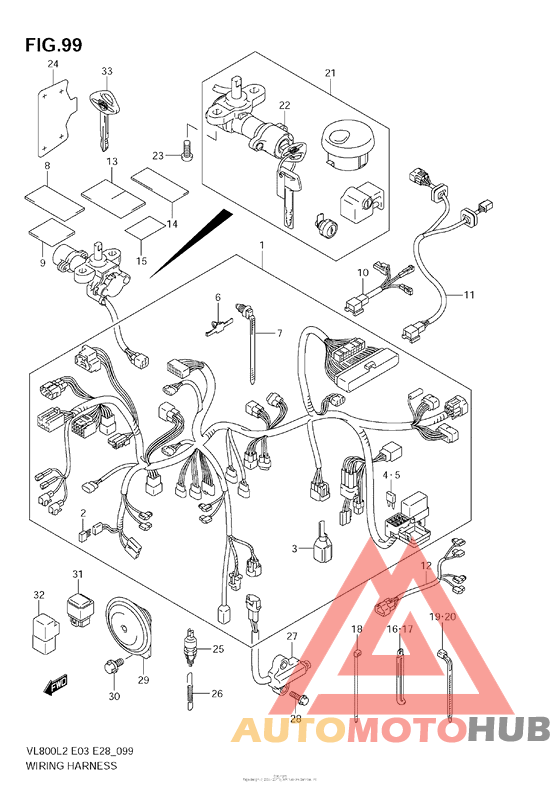 Wiring Harness (Vl800  E33)