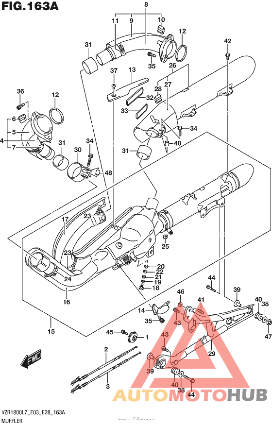 Muffler (Vzr1800L7 E28)