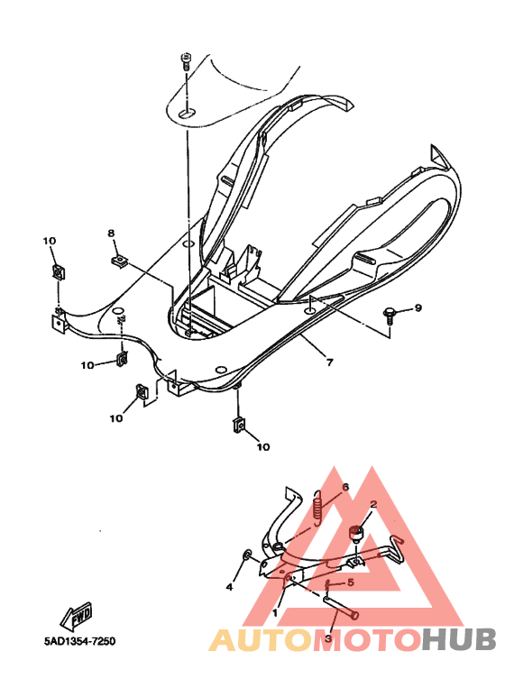Support & repose pied