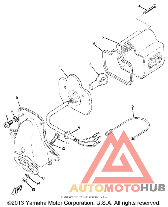 Задний фонарь