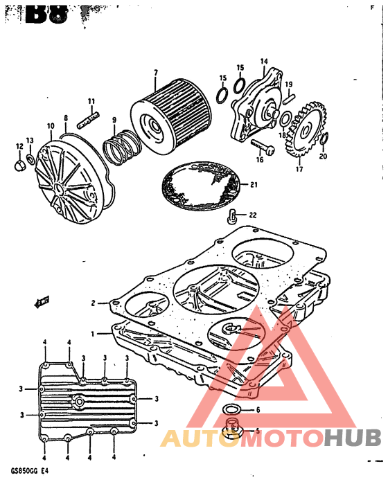 Oil pump - oil filter