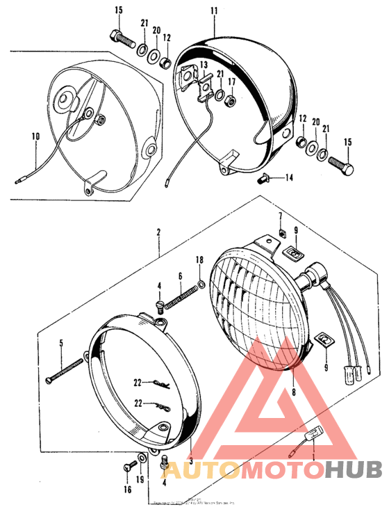 Headlight + headlight case