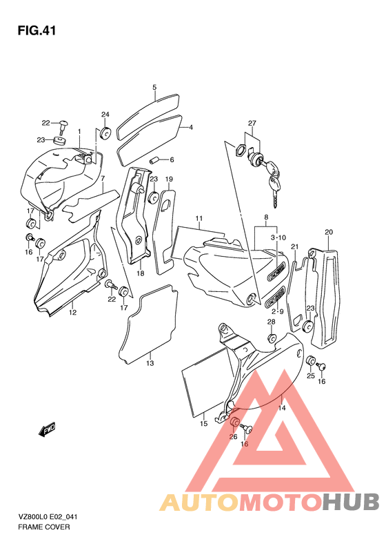 Обтекатель задний