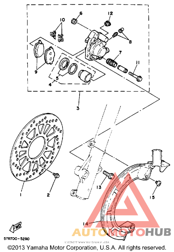Передний суппорт