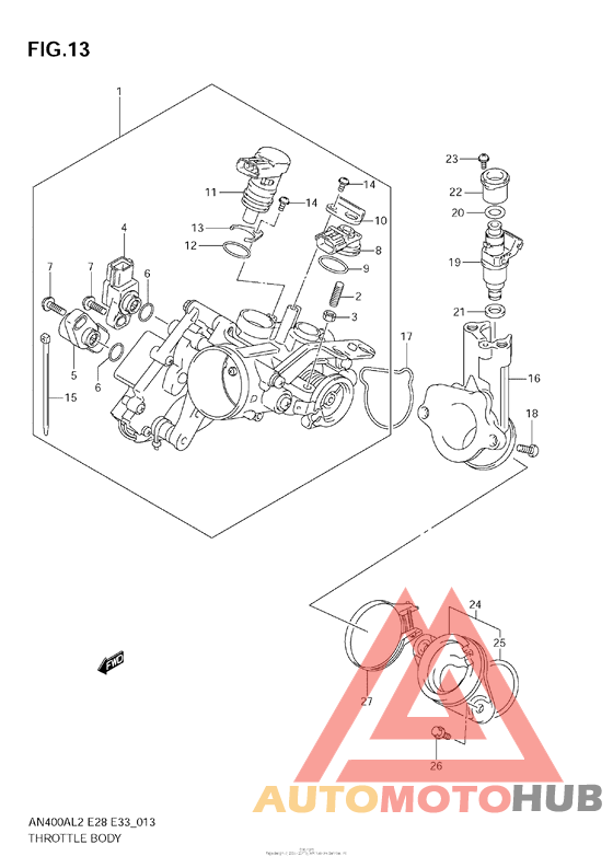 Throttle Body (An400Za L2 E28)