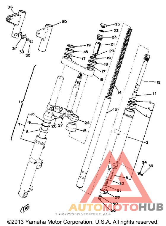 Передняя вилка