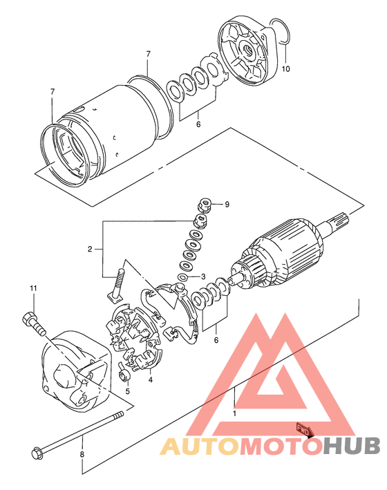 Стартерный мотор