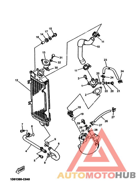 Радиатор и шланг