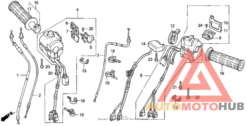 Gl1500a handle switch