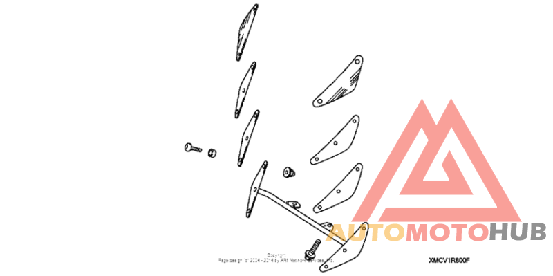 Windshield (boulevard) mount kit (neo-retro)