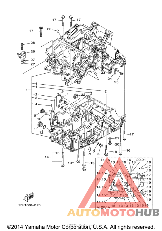 Картер двигателя