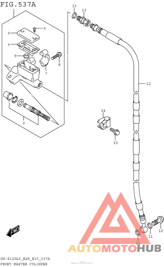 Front Master Cylinder (Dr-Z125Ll5 E28)