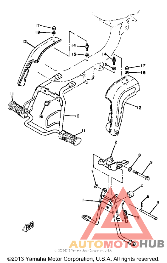 Stand - footrest