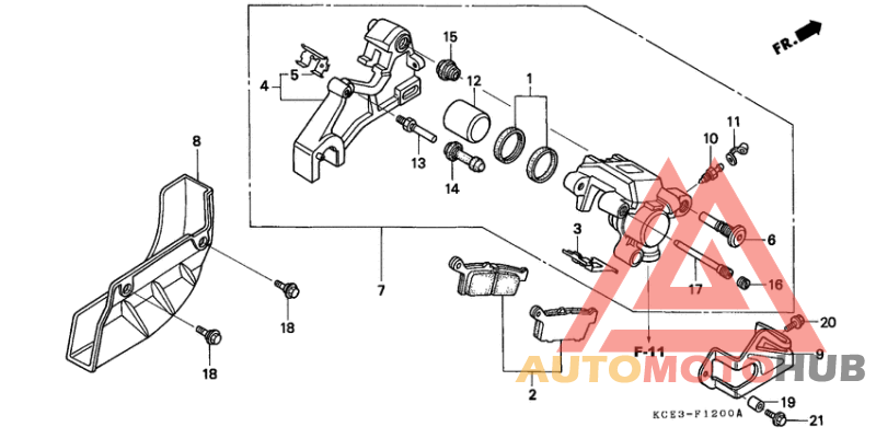 Задний суппорт