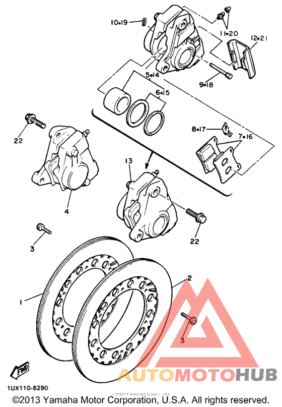 Передний суппорт
