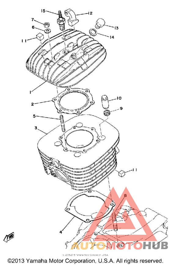 Cylinder head - cylinder