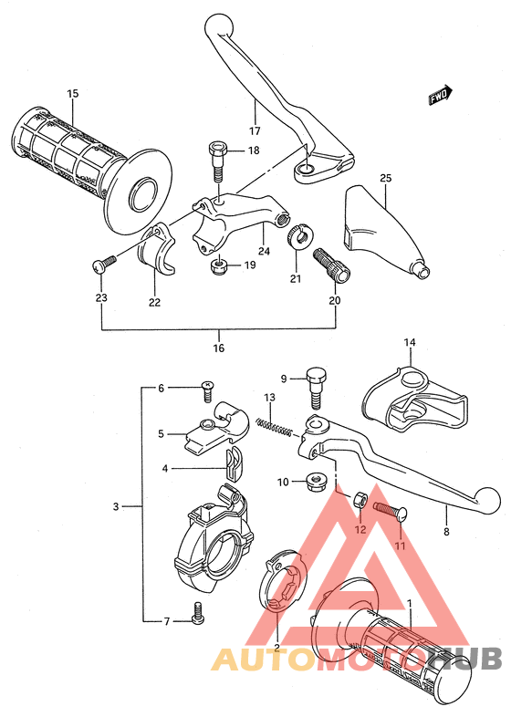 Рулевой переключатель