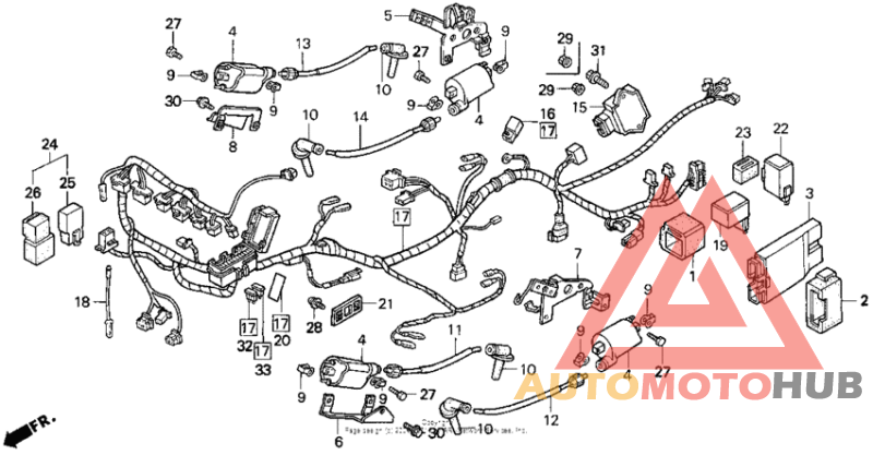Wire harness 90-93