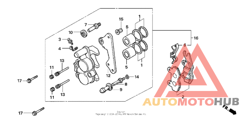Передний суппорт