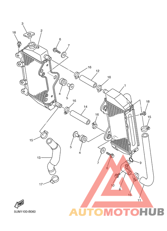 Radiator & hose