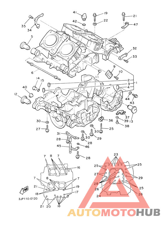Картер двигателя