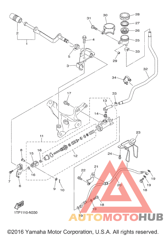 Задний торм цилиндр