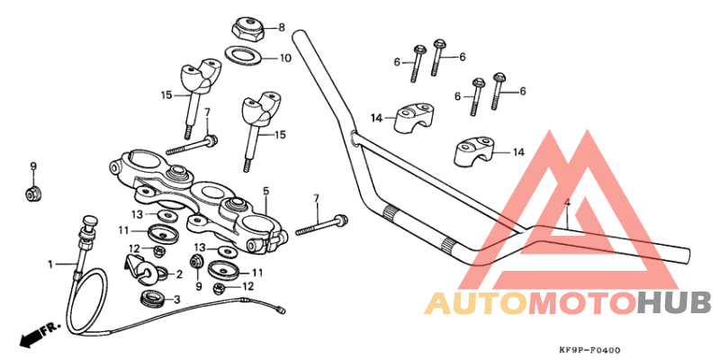 Handle pipe/top bridge