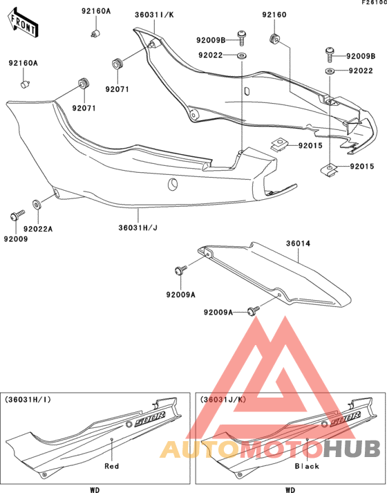 Side covers/chain cover(ex500-d5)