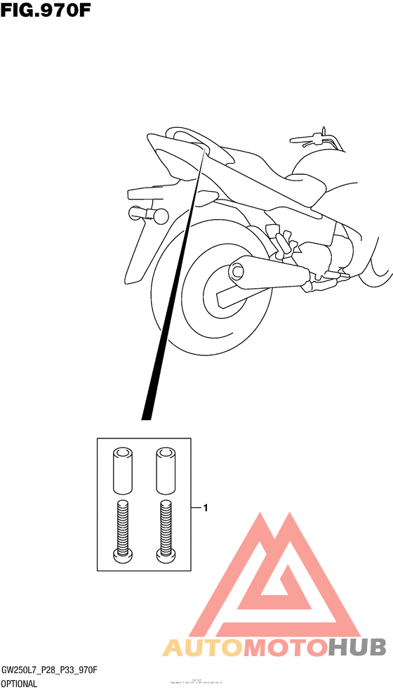 Optional (Hook Set Pillion Handle)