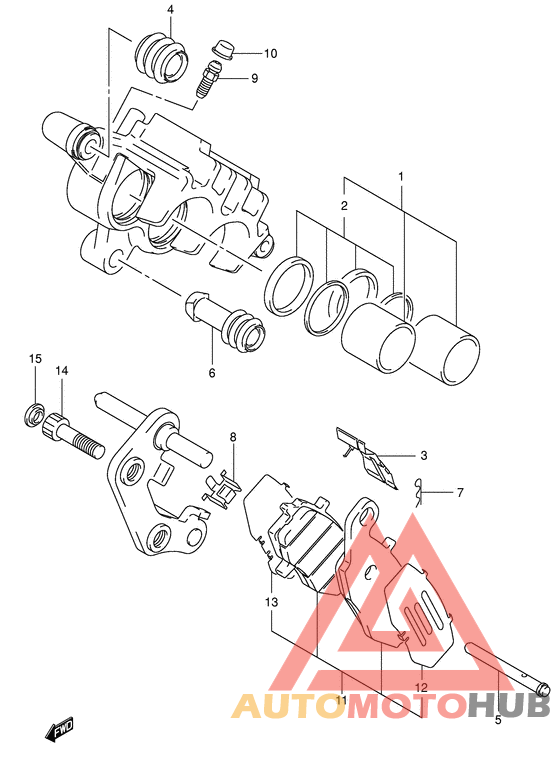 Передний суппорт