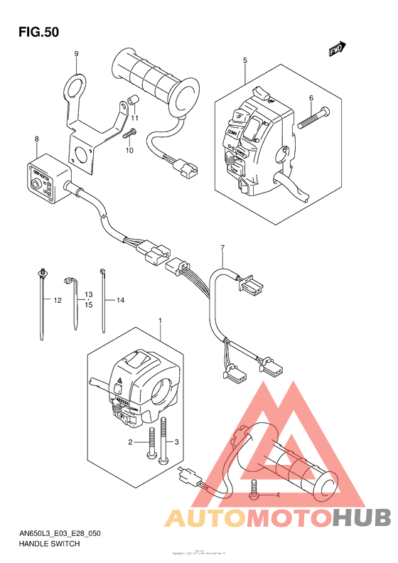 Handle Switch (An650Zl3 E28)