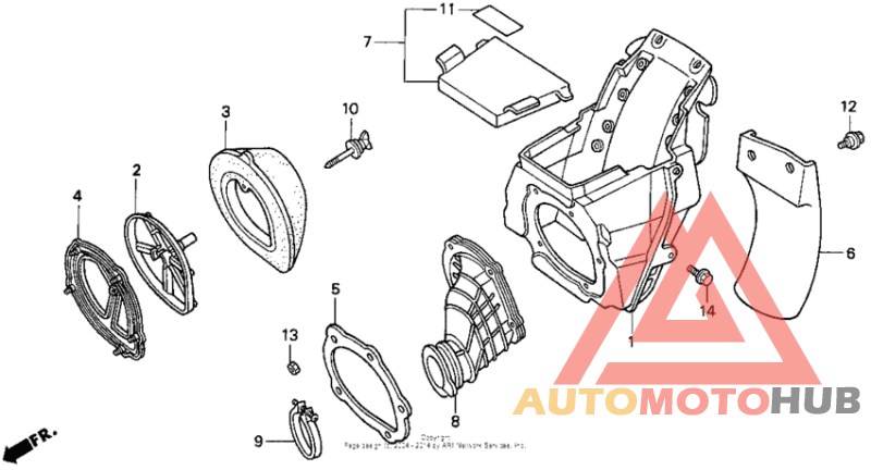 Air cleaner 90