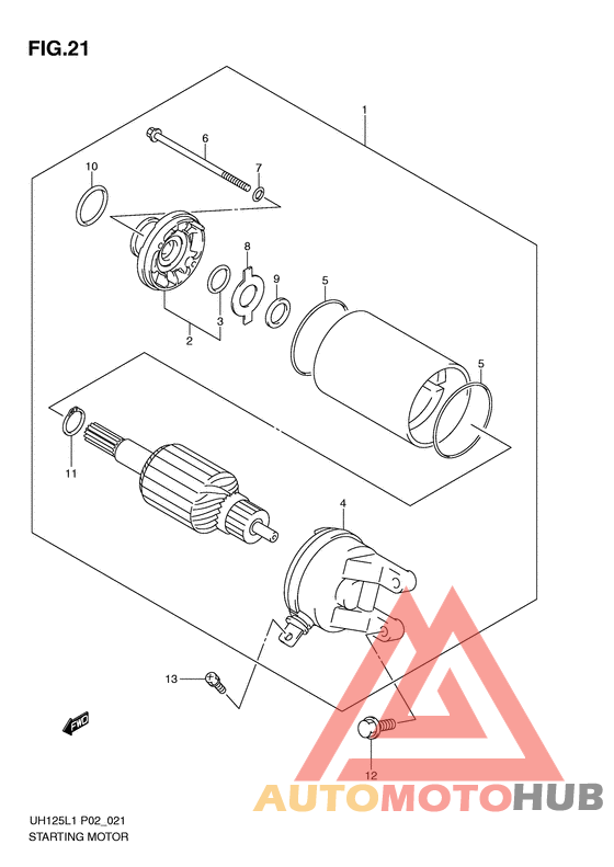 Стартерный мотор