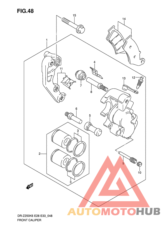Передний суппорт