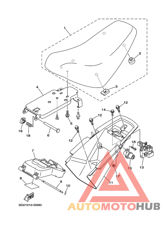 Сиденье и держатель