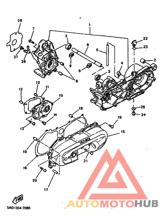 Картер двигателя