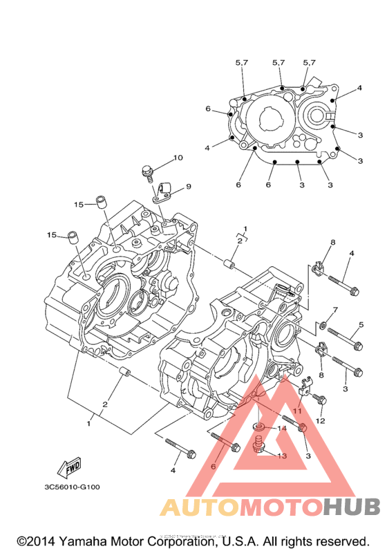 Картер двигателя