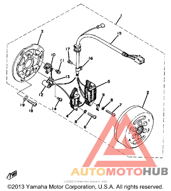 Flywheel magneto