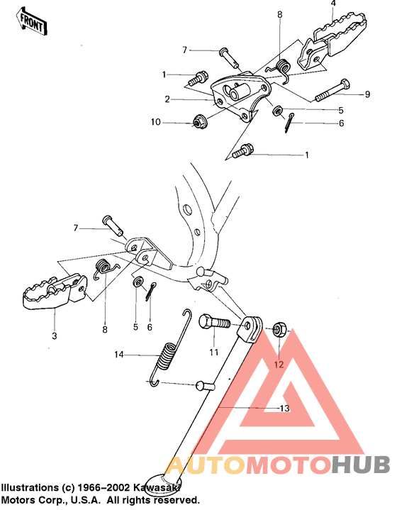Footrests/stand