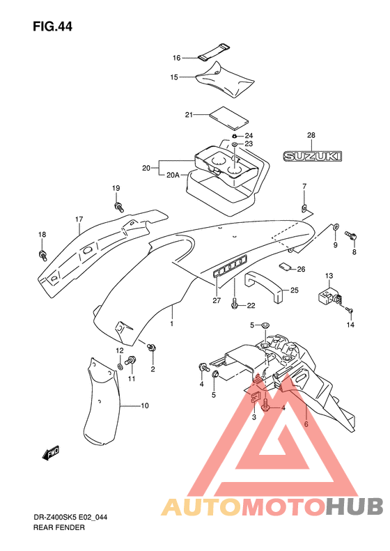 Заднее крыло