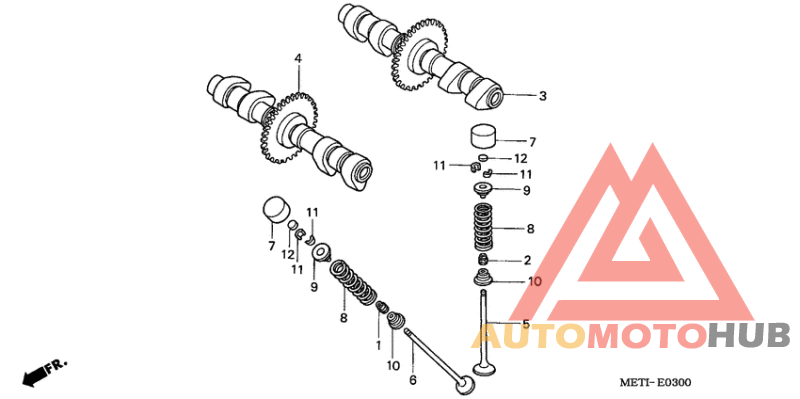 Распред вал/клапана
