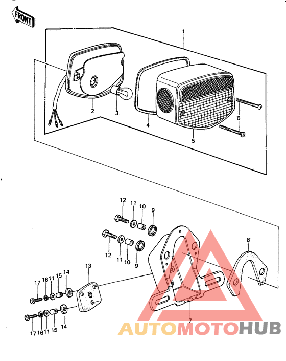 Taillight unit ass`y