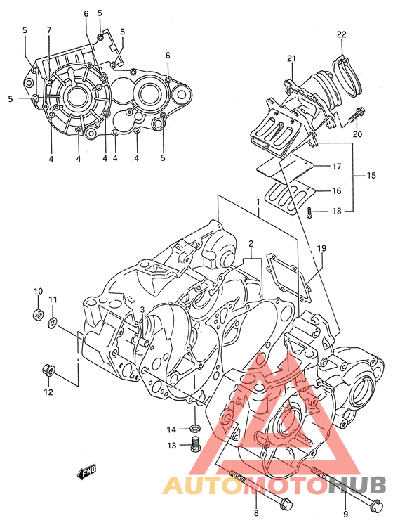 Картер двигателя