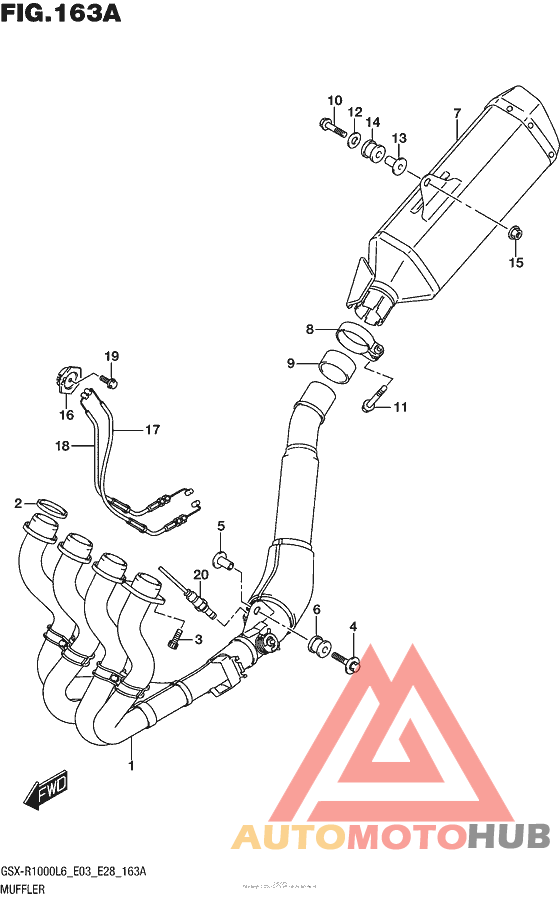 Muffler (Gsx-R1000L6 E03)