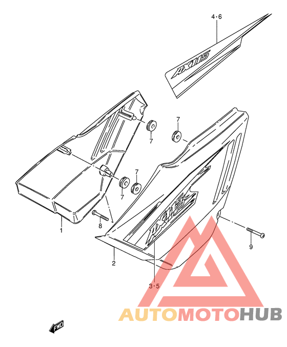 Обтекатель задний