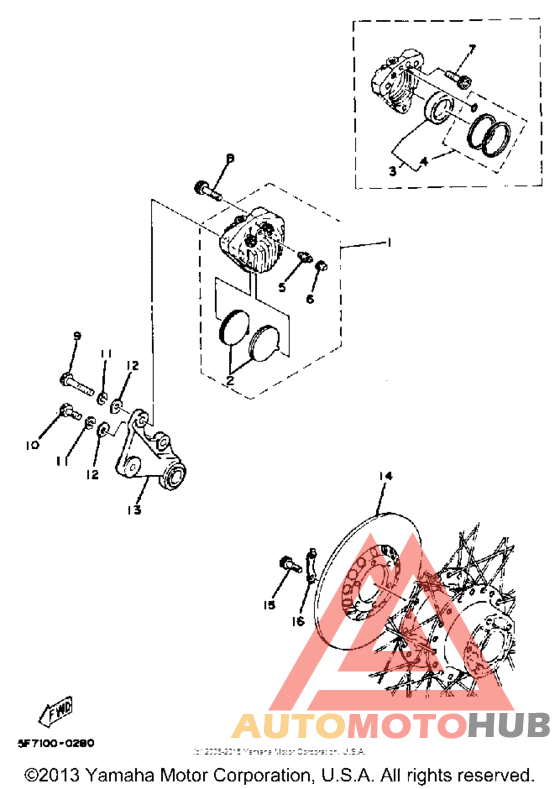 Задний суппорт