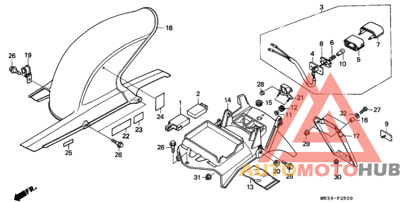 Заднее крыло